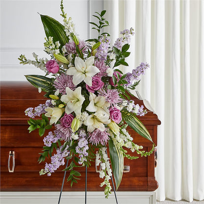 Grateful Hearts Standing Spray –  Flowers Y Detallitos Analy, Durham NC