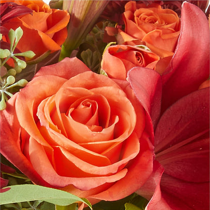 Crimson Leaves Bouquet –  Flowers Y Detallitos Analy, Durham NC