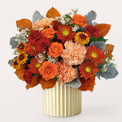 Merlot Bouquet with Ivory Vase –  Flowers Y Detallitos Analy, Durham NC