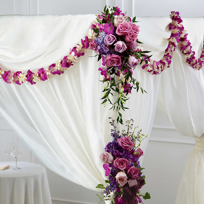 Color & Light Chuppah Decor –  Flowers Y Detallitos Analy, Durham NC