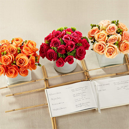Dawn Rose Centerpiece –  Flowers Y Detallitos Analy, Durham NC