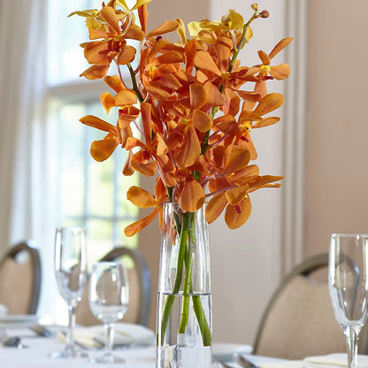 Orange Mokara Bud Vase –  Flowers Y Detallitos Analy, Durham NC