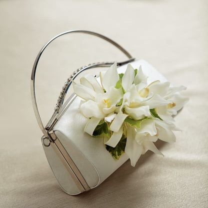White Purse Decor –  Flowers Y Detallitos Analy, Durham NC